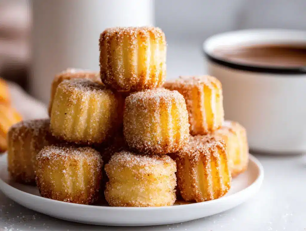 baked churro bites - featured image