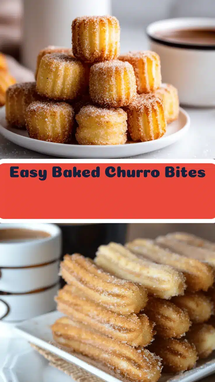 baked churro bites recipe