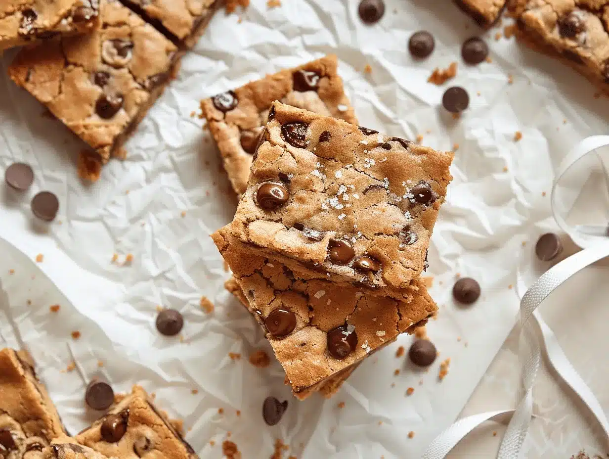 brown butter chocolate chip cookie bars preparation steps