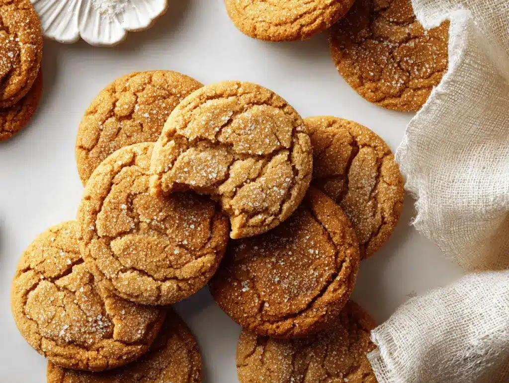 brown butter sugar cookies - featured image