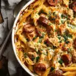 Cajun chicken Alfredo bake - featured image