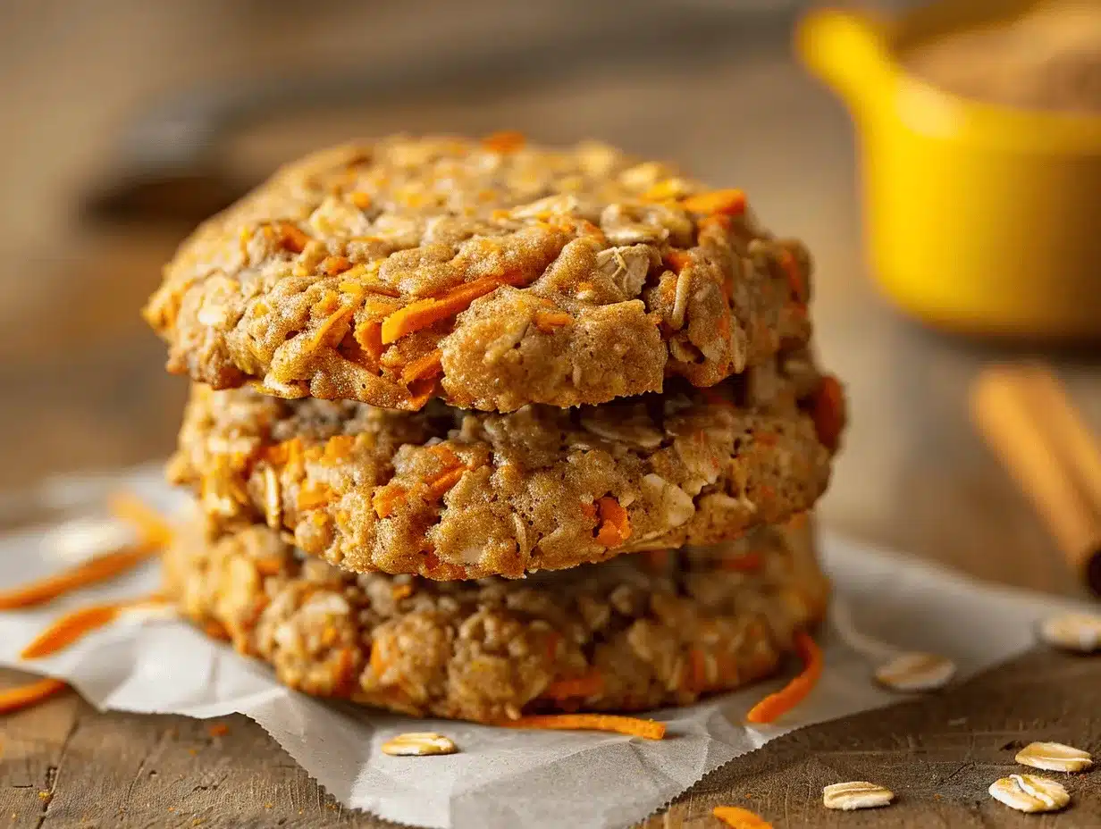 carrot cake oatmeal cookies preparation steps