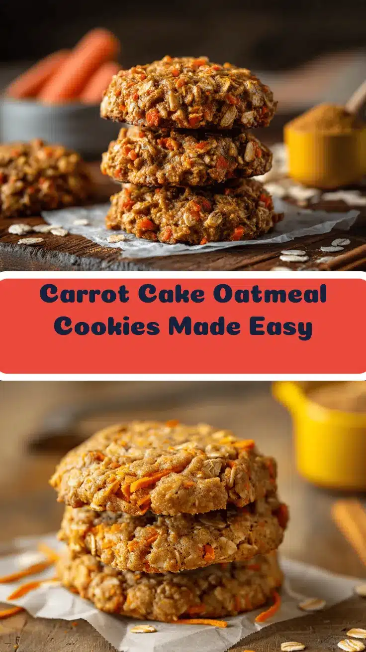 carrot cake oatmeal cookies recipe