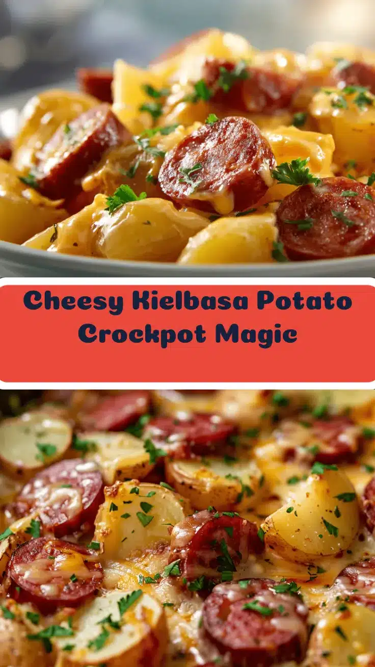 cheesy kielbasa potato crockpot recipe