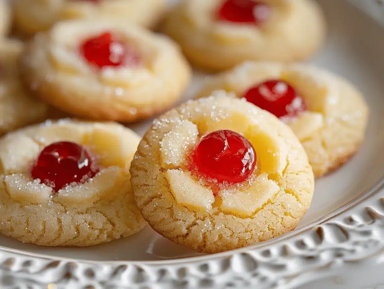 cherry almond Amish sugar cookies preparation steps