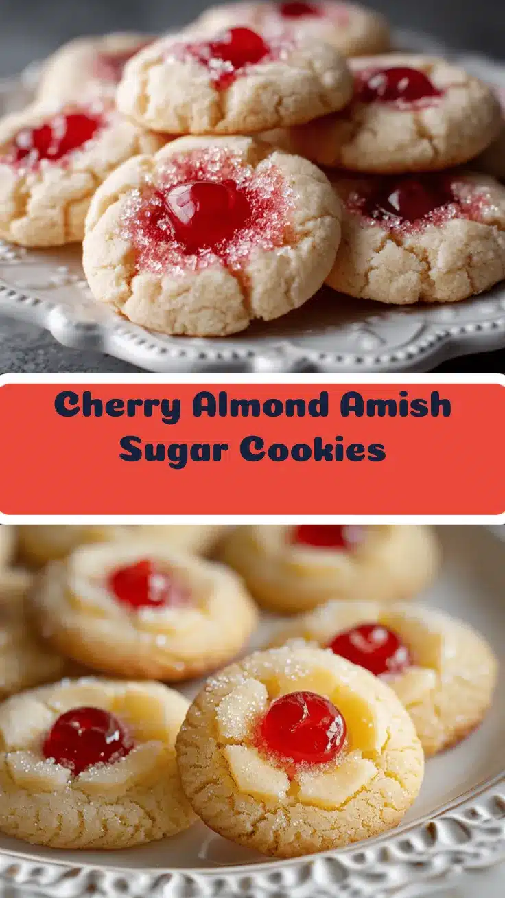 cherry almond Amish sugar cookies recipe
