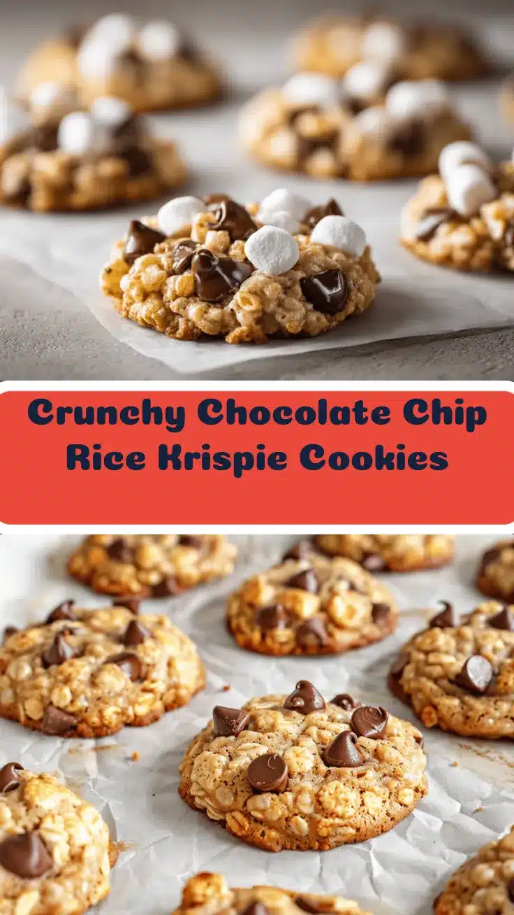 Chocolate Chip Rice Krispie Cookies recipe