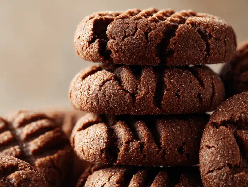 chocolate peanut butter cookies - featured image