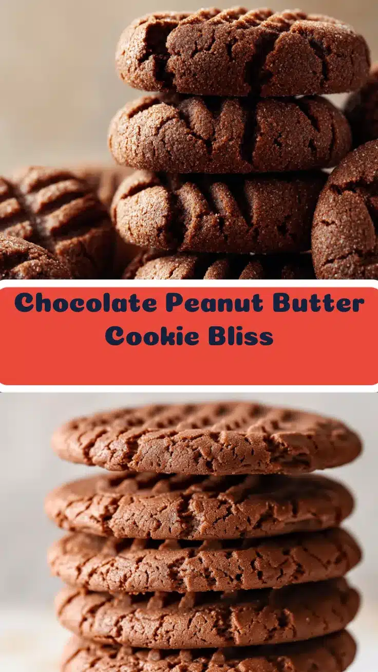 chocolate peanut butter cookies recipe