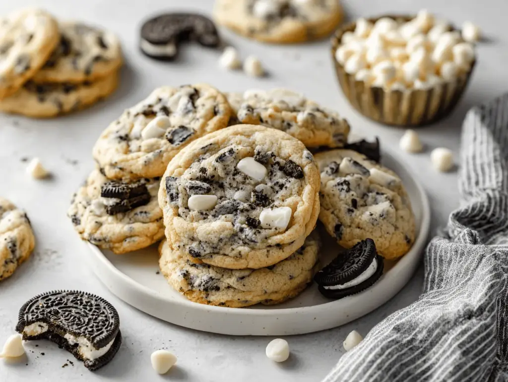 cookies and cream cookies - featured image