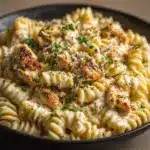 Crockpot Garlic Parmesan Chicken Pasta - featured image