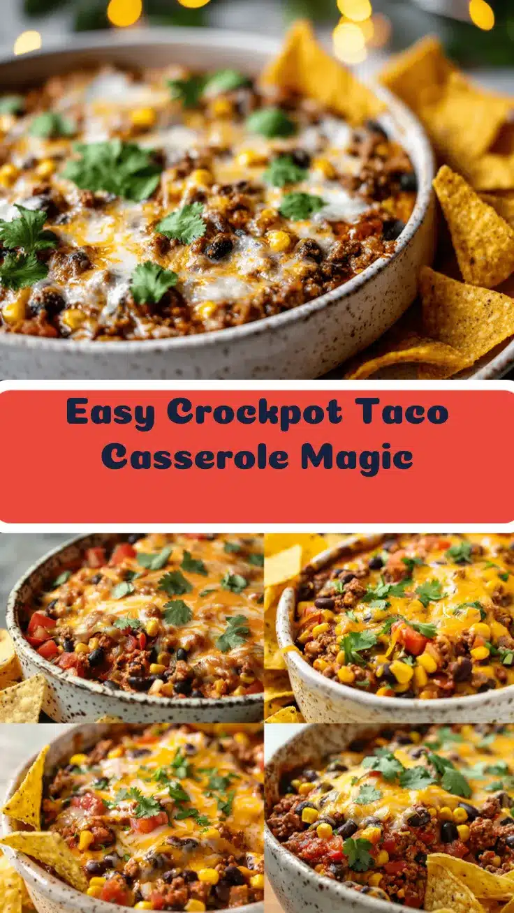 crockpot taco casserole recipe