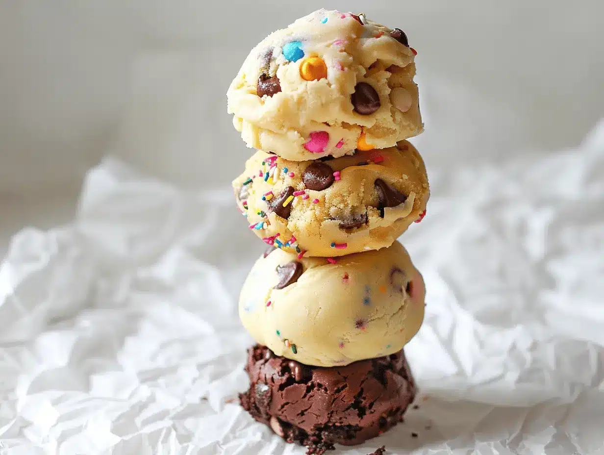 edible cookie dough sampler preparation steps