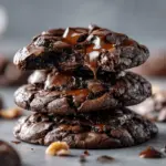 fudgy brownie cookies - featured image