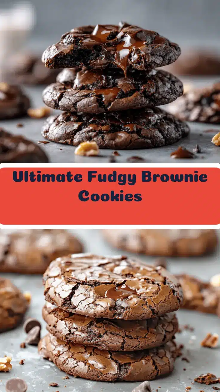 fudgy brownie cookies recipe