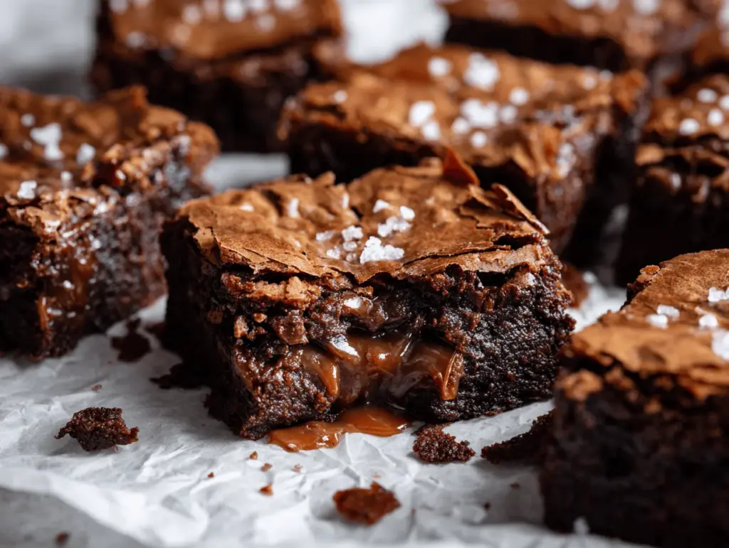 fudgy chewy browkies - featured image