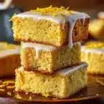 lemon brownies - featured image