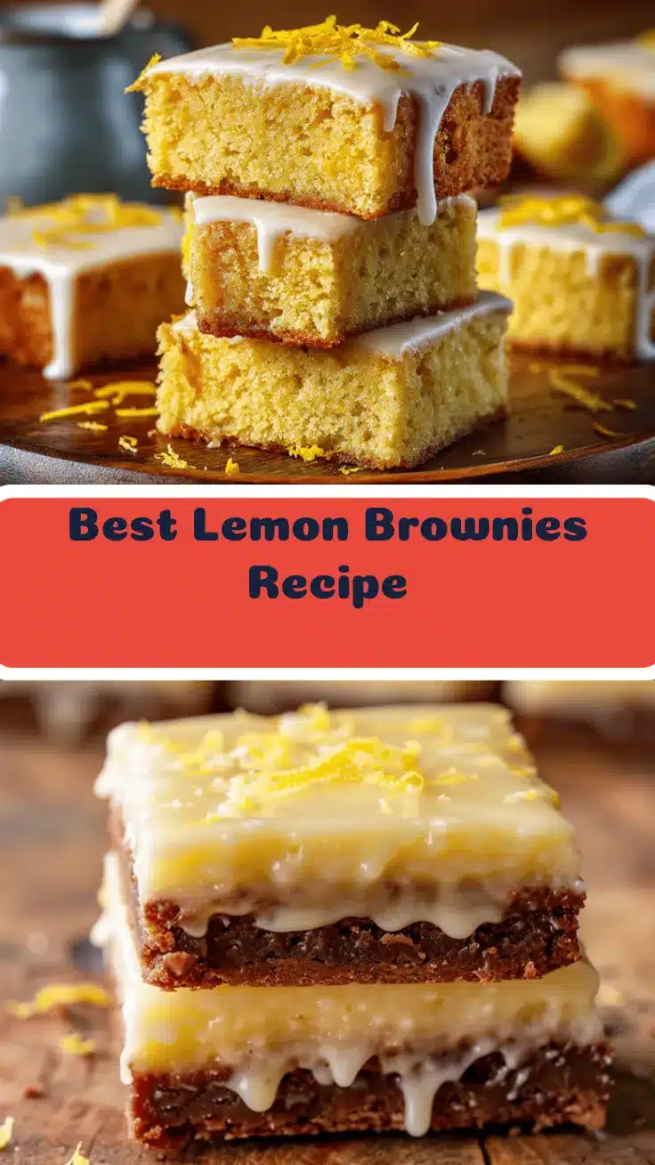 lemon brownies recipe