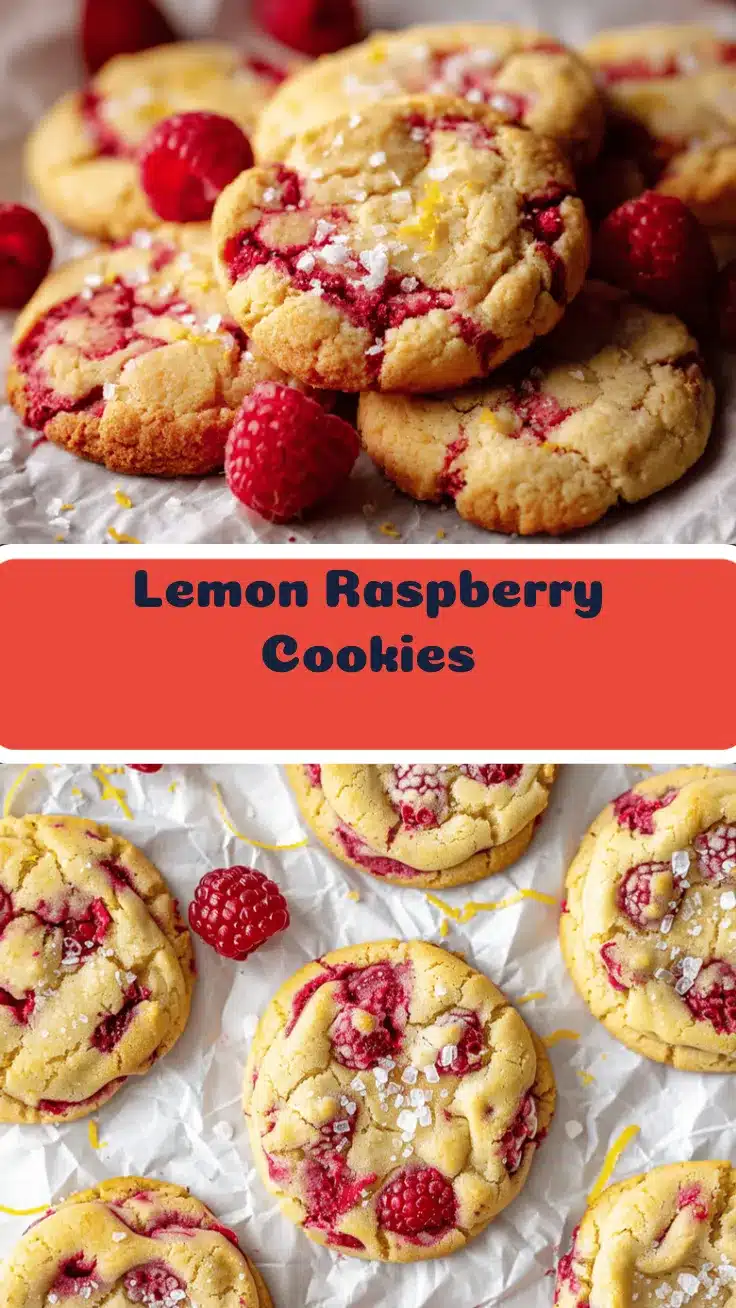 lemon raspberry cookies recipe
