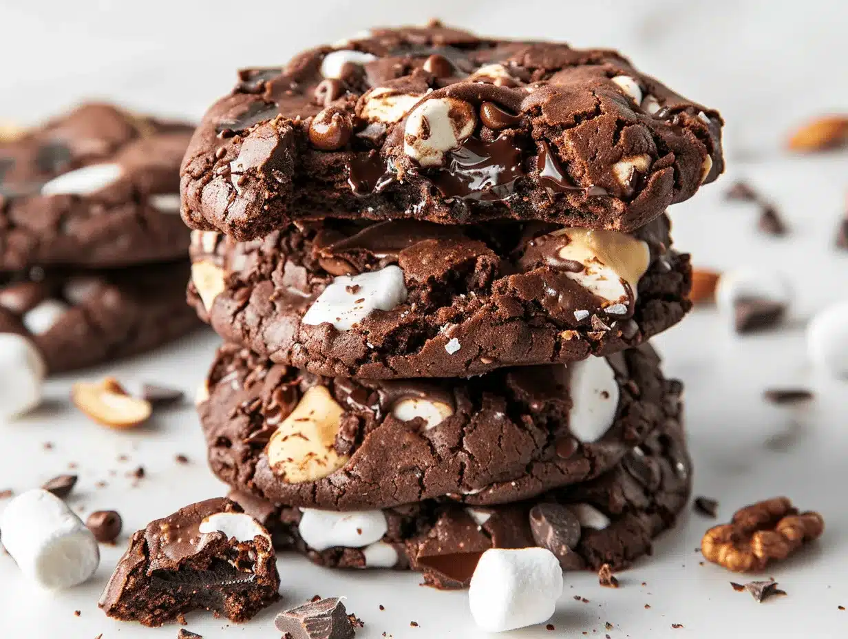 Levain Bakery Rocky Road Cookies preparation steps