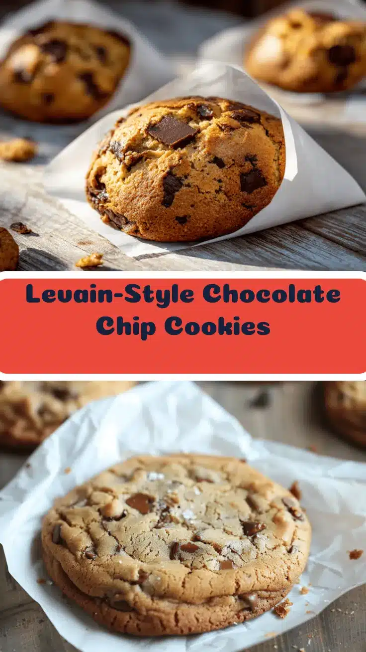 Levain-style chocolate chip cookies recipe
