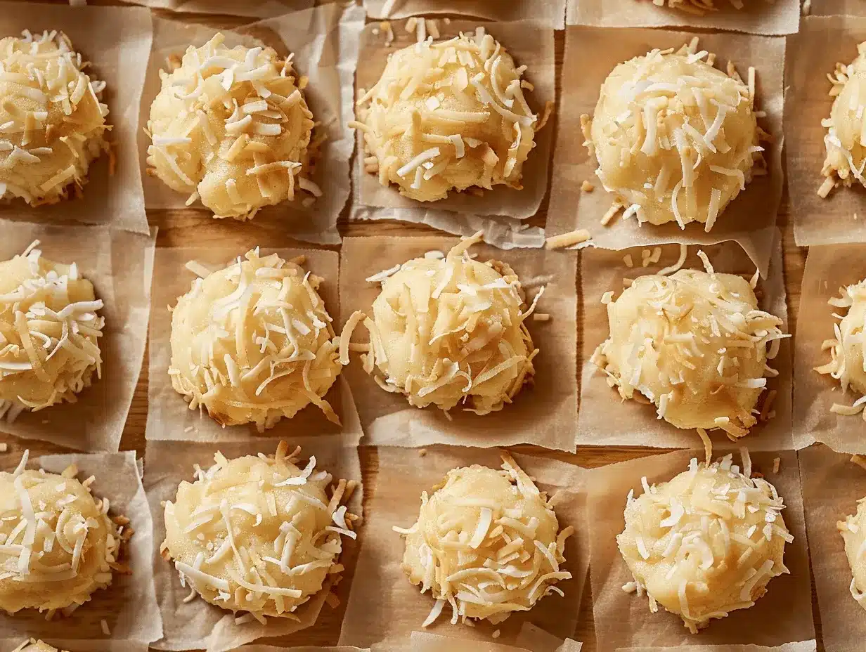no-bake coconut cookies preparation steps