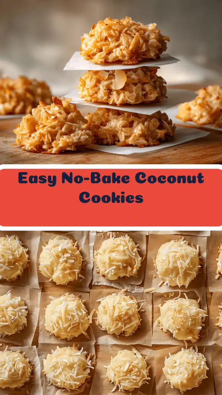 no-bake coconut cookies recipe