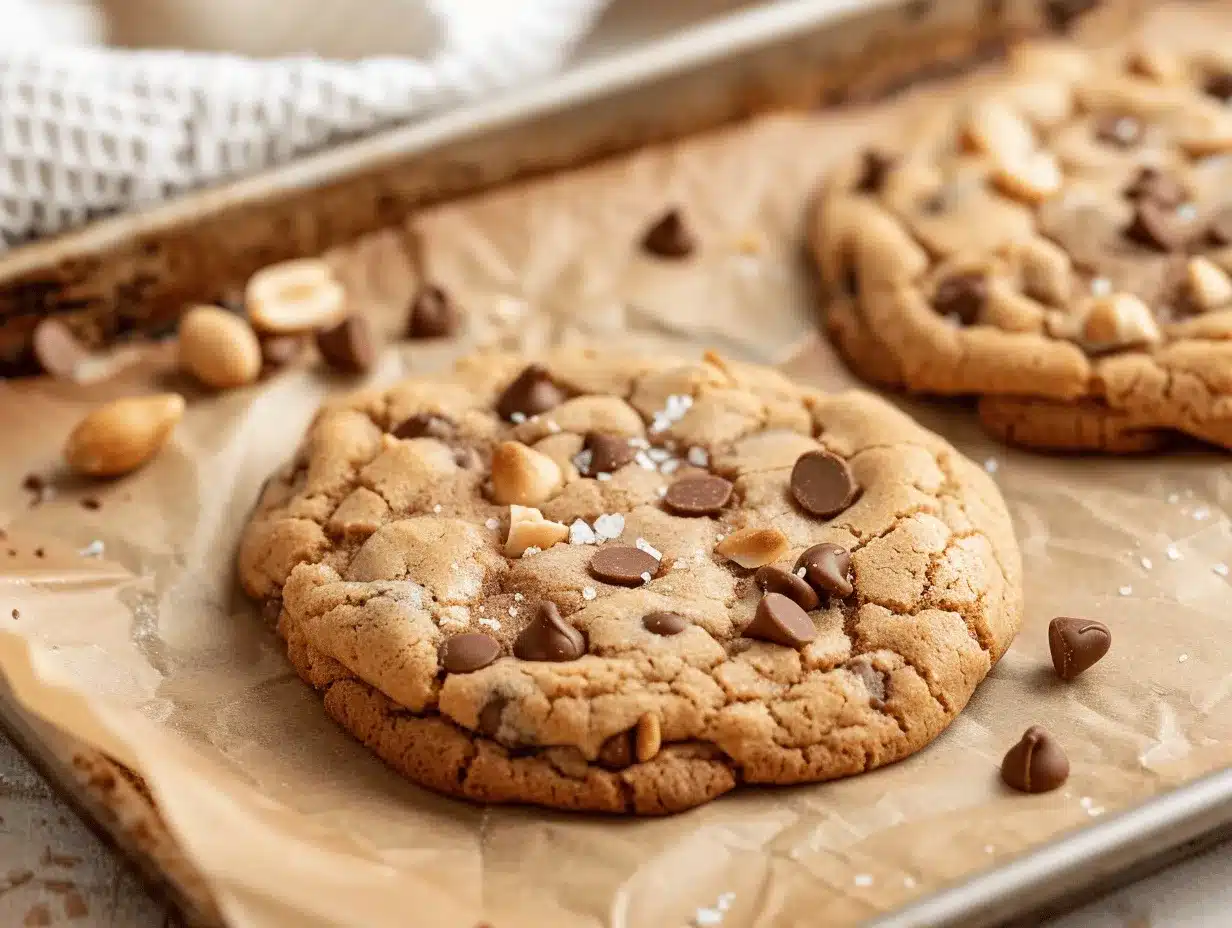 peanut butter chocolate chip cookies preparation steps