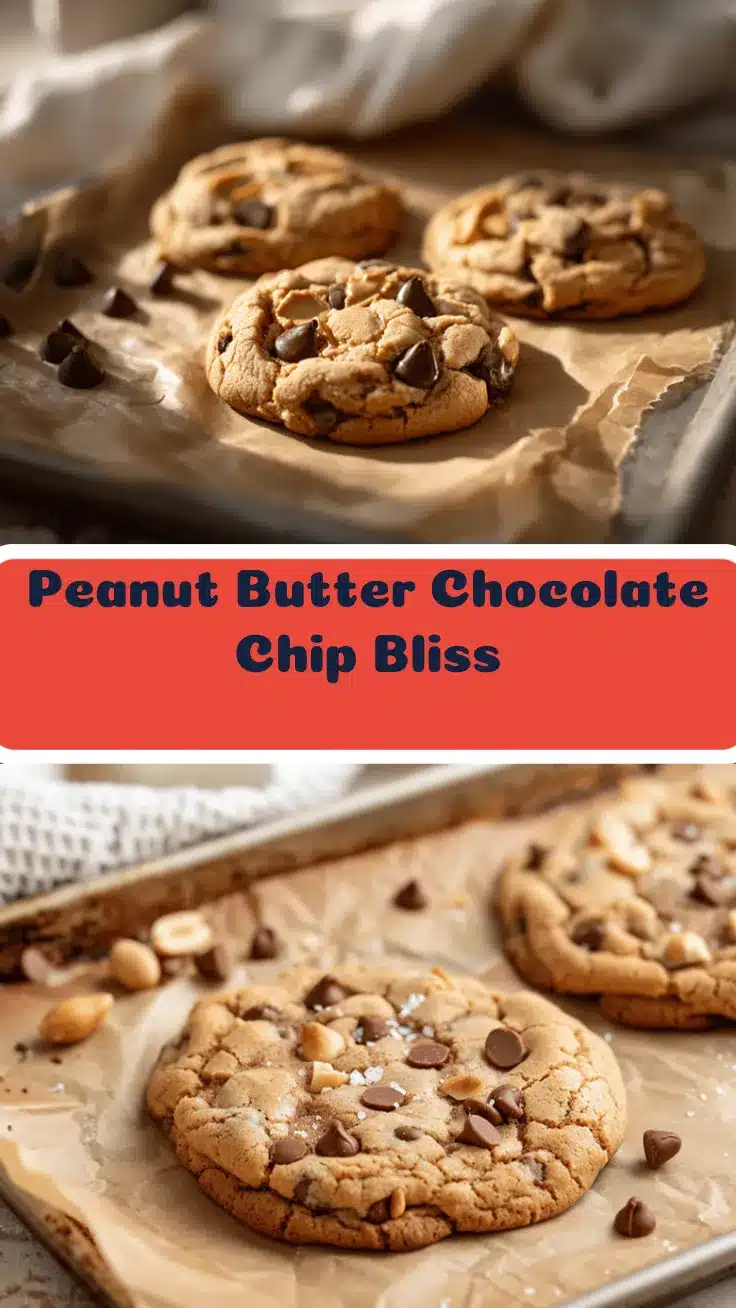peanut butter chocolate chip cookies recipe