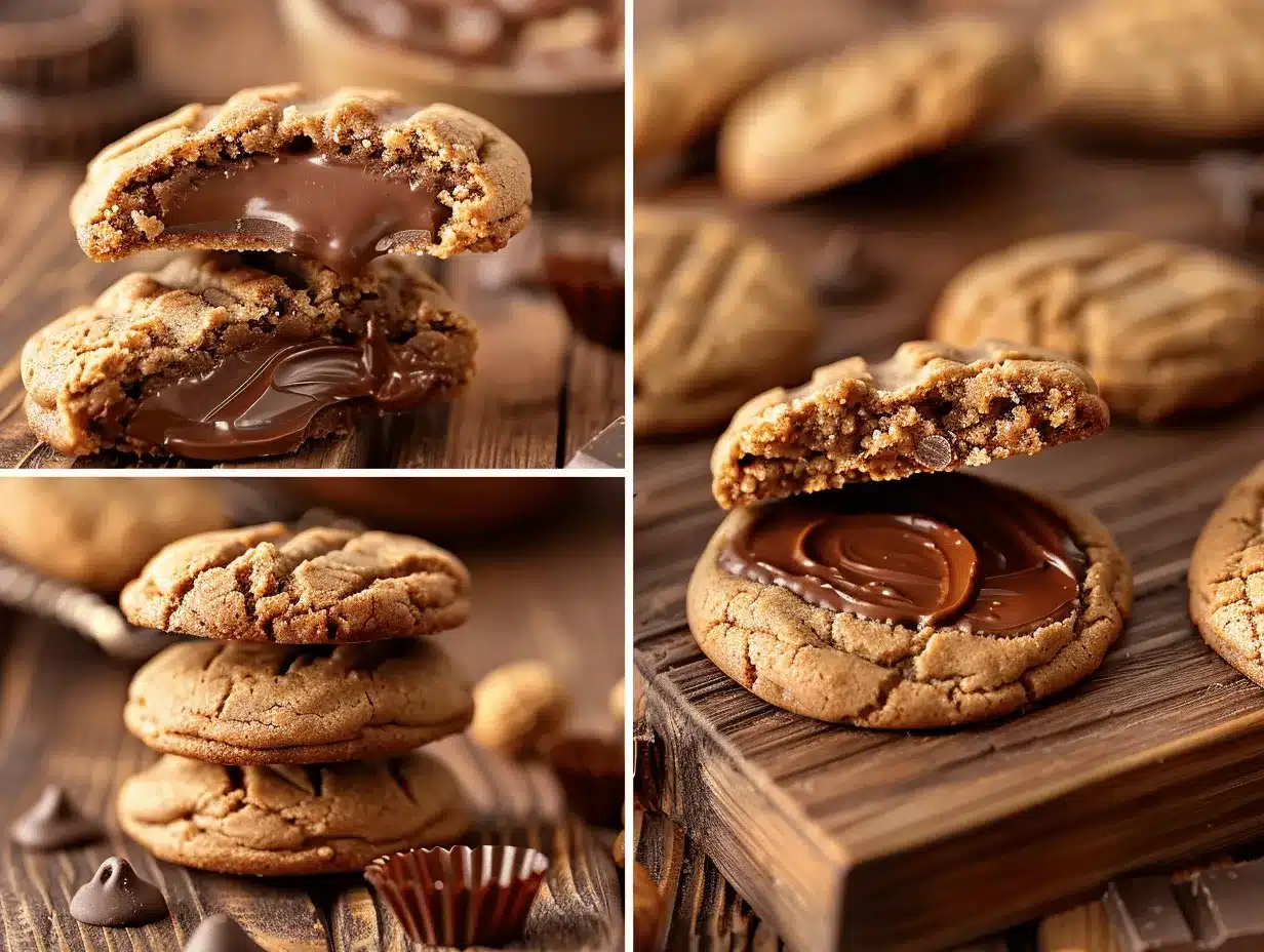 peanut butter cup cookies preparation steps
