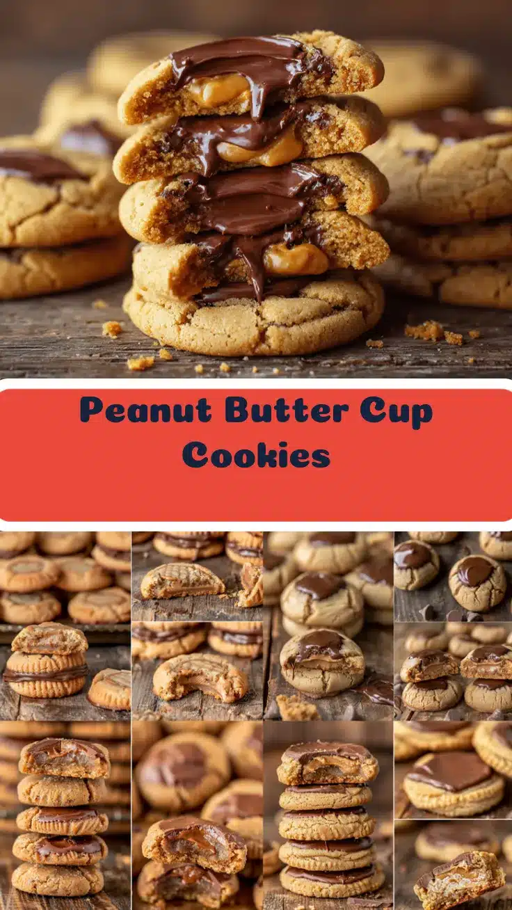 peanut butter cup cookies recipe
