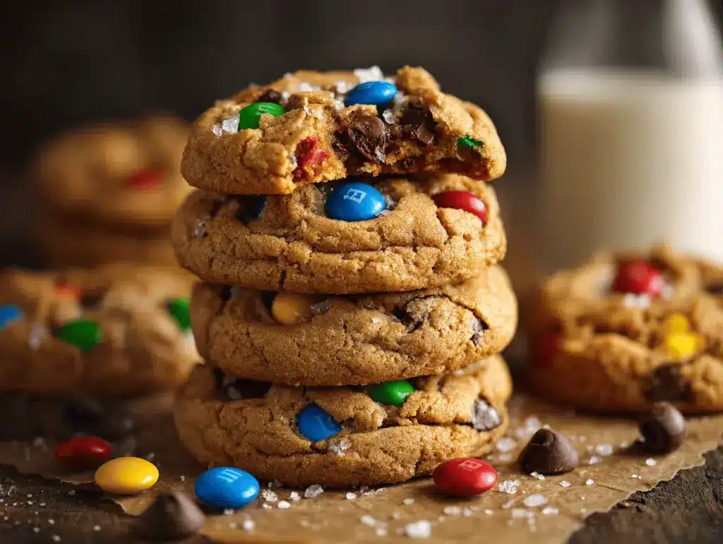 peanut butter M&M cookies - featured image