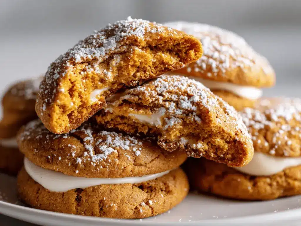 pumpkin roll cookies - featured image