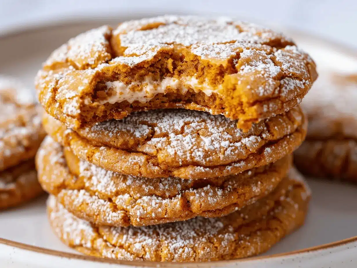pumpkin roll cookies preparation steps
