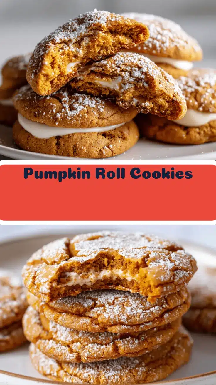 pumpkin roll cookies recipe
