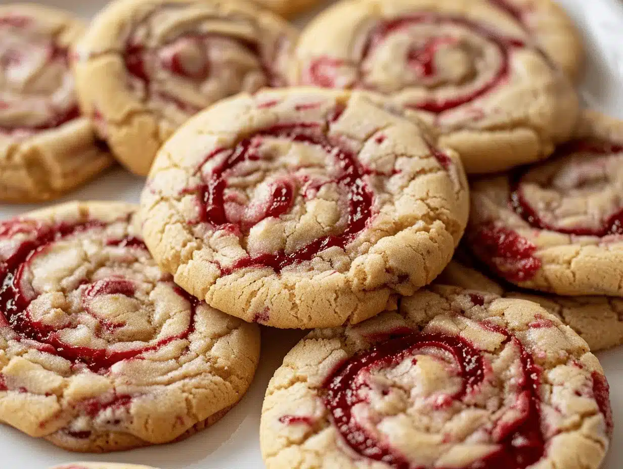 raspberry swirl cookies preparation steps