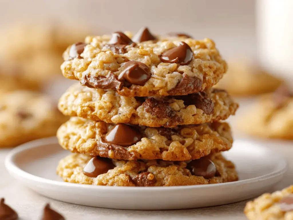 Rice Krispie chocolate chip cookies - featured image