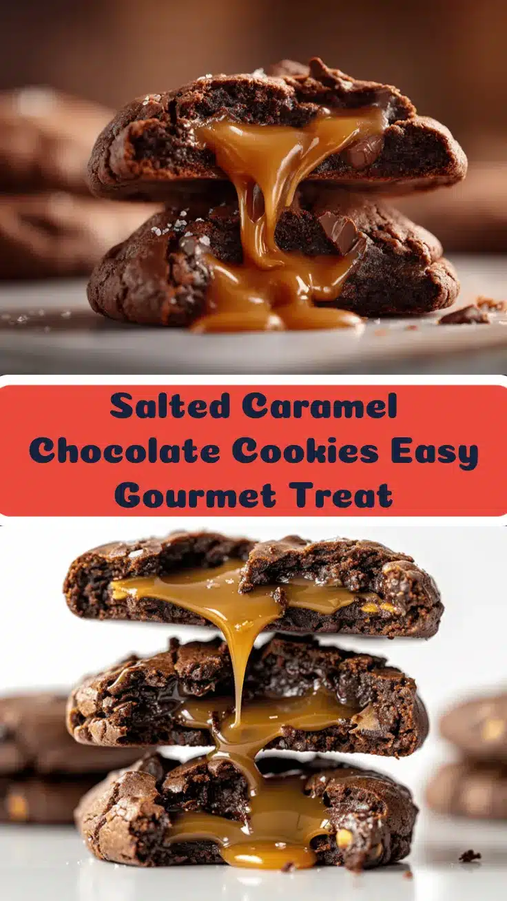 salted caramel chocolate cookies recipe