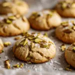 salted honey pistachio cookies - featured image