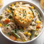 slow cooker chicken pot pie - featured image