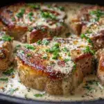 slow cooker ranch pork chops - featured image