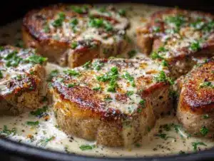 slow cooker ranch pork chops - featured image