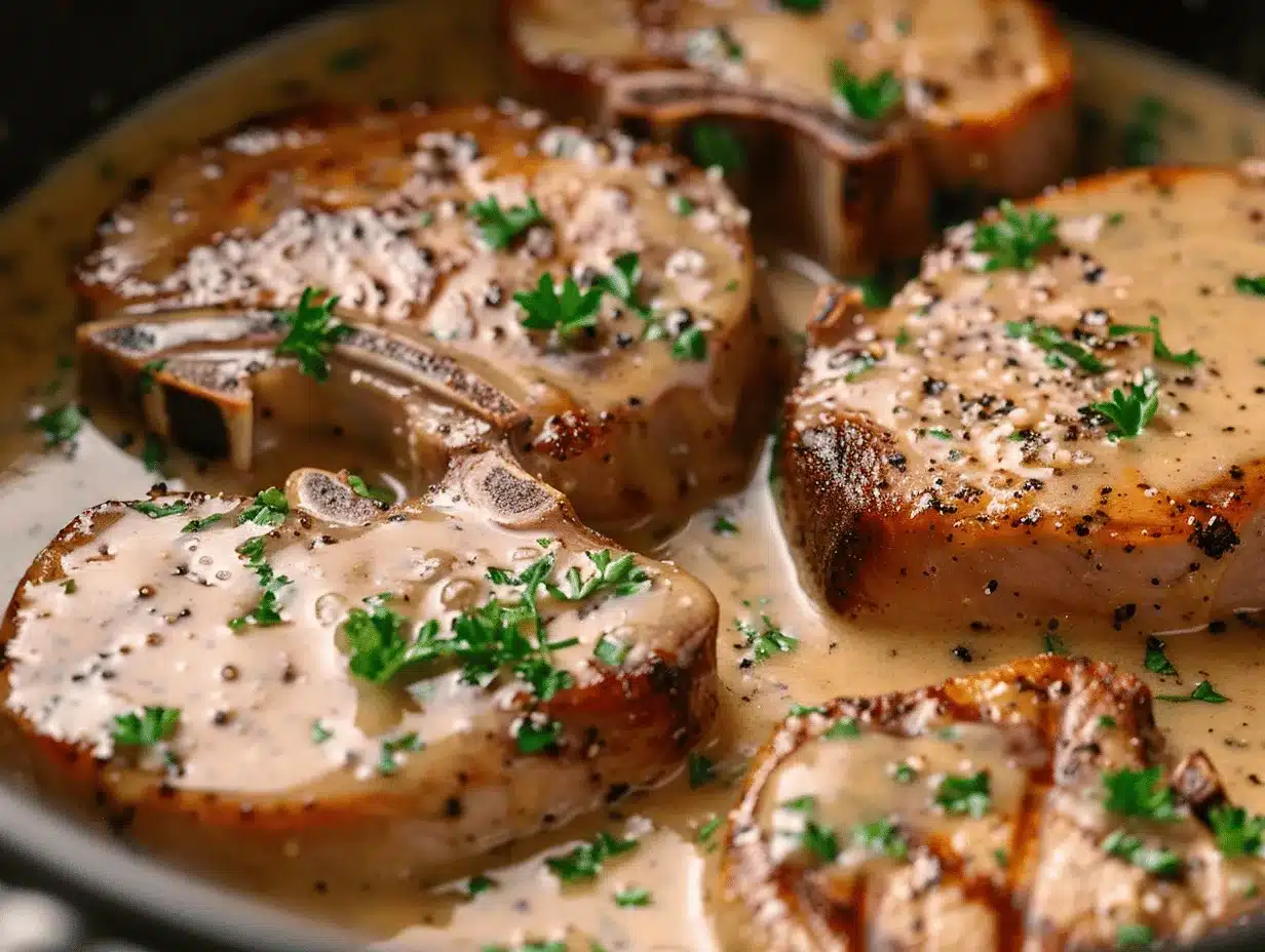 slow cooker ranch pork chops preparation steps