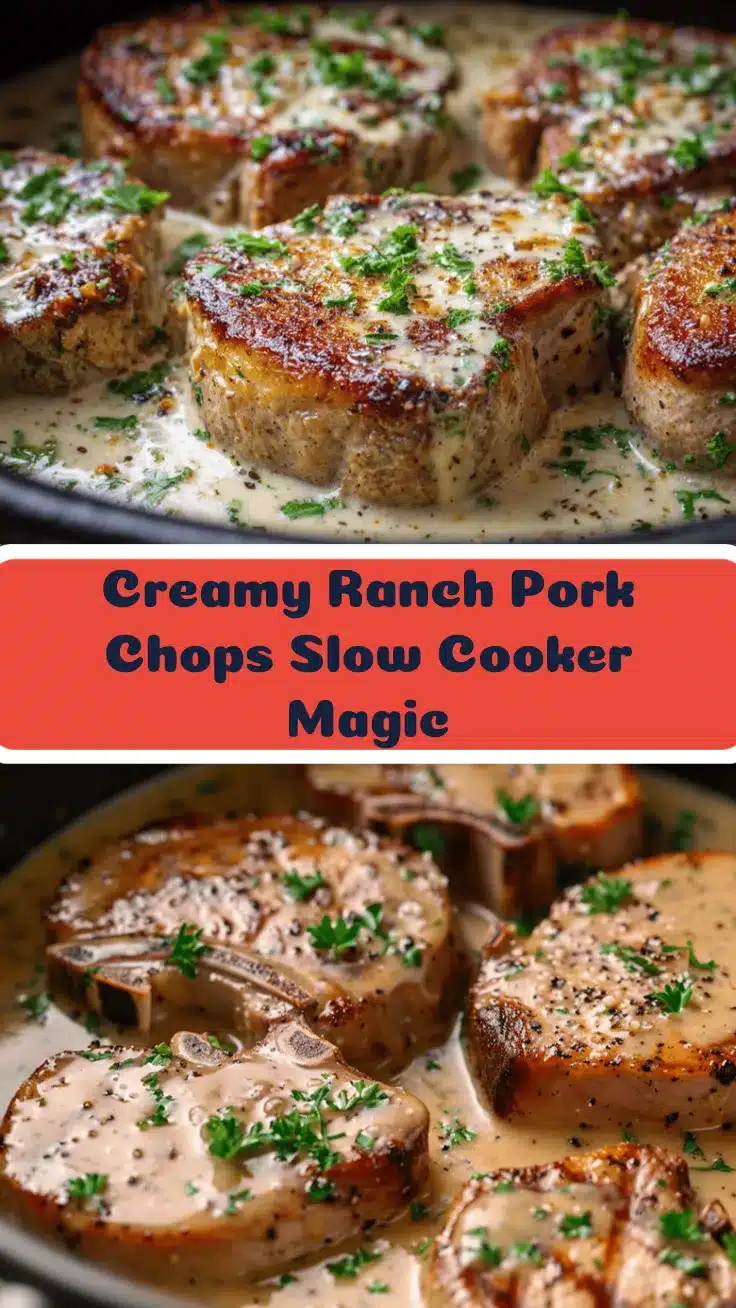 slow cooker ranch pork chops recipe