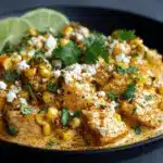 slow cooker street corn chicken - featured image
