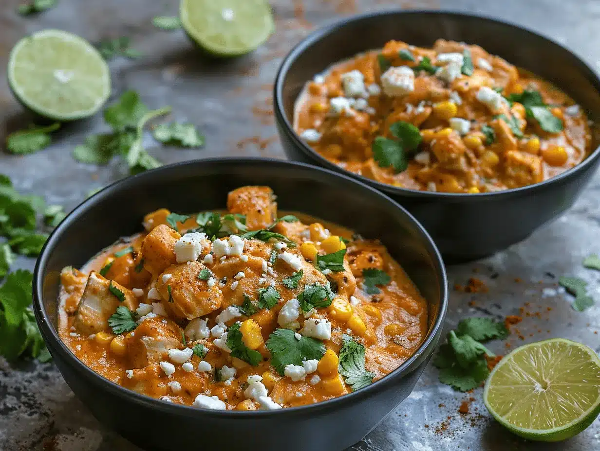 slow cooker street corn chicken preparation steps