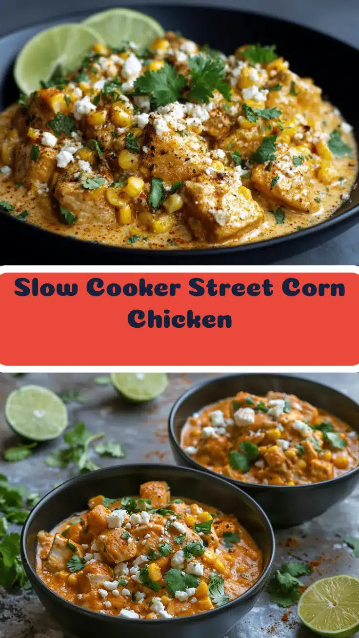 slow cooker street corn chicken recipe