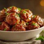 sweet chili meatballs crockpot - featured image