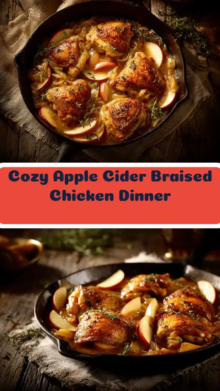 apple cider braised chicken recipe