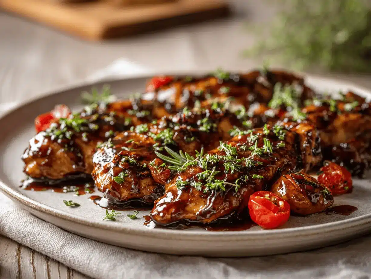 balsamic glazed chicken tenderloins preparation steps